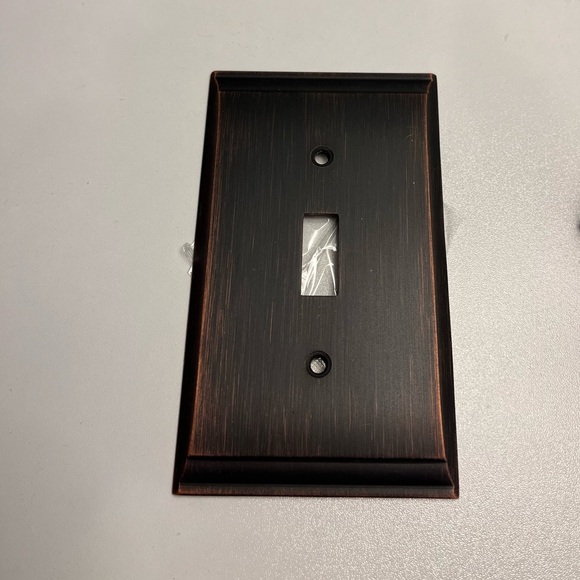 Light Switch Plate in Oil Rubbed Bronze - Picture 1 of 6